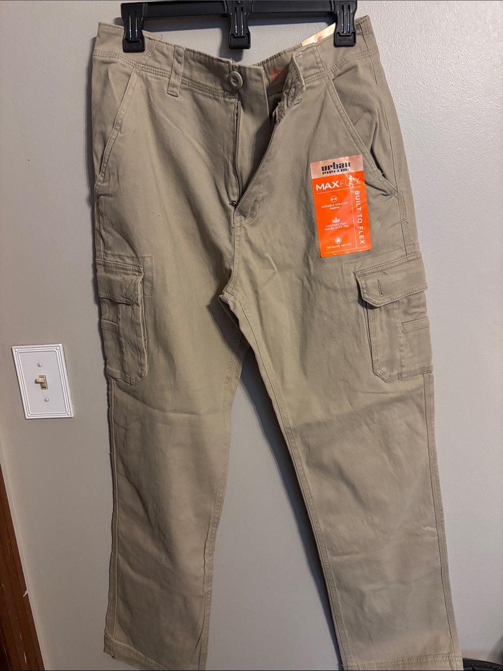 urban pipeline Men's Cargo Pants - Khaki/Tan